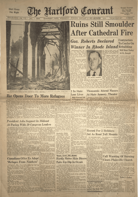 Hartford Courant, January 2 1957